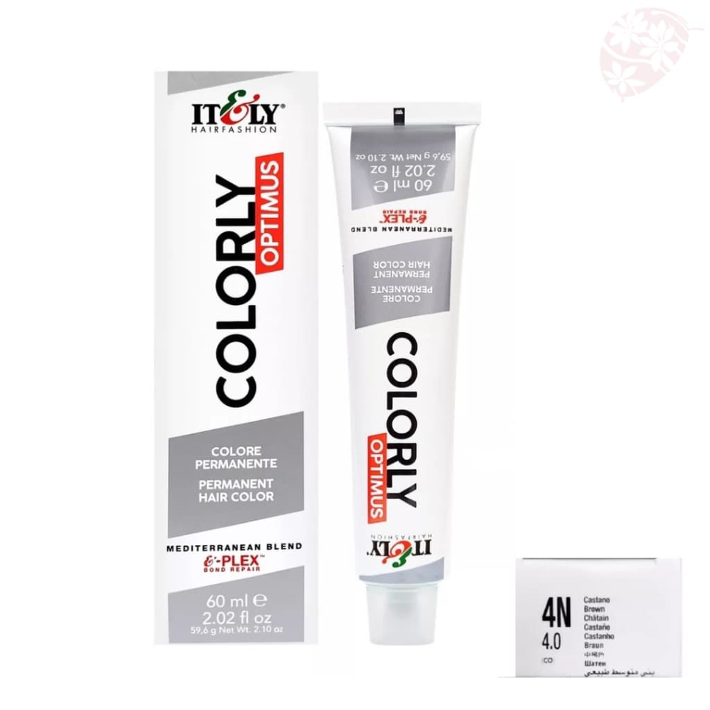 Itely Tinta 4N Colorly Optimus Coloração 60ml - Castanho