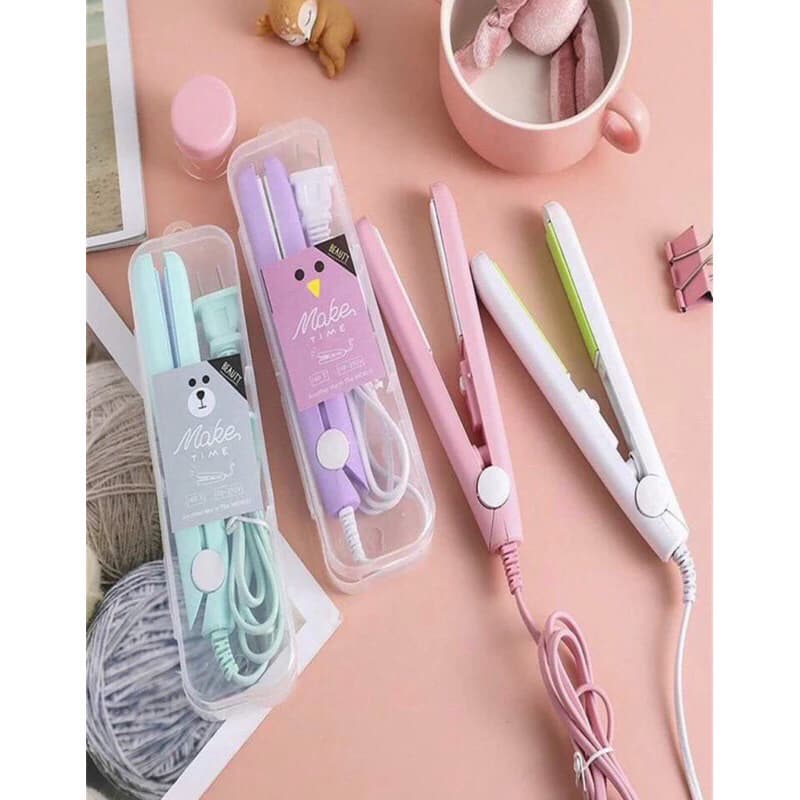 Mini chapinha prancha de cabelo portátil Mini Máquina Seladora Plástico Embalagem Cores aleatórias