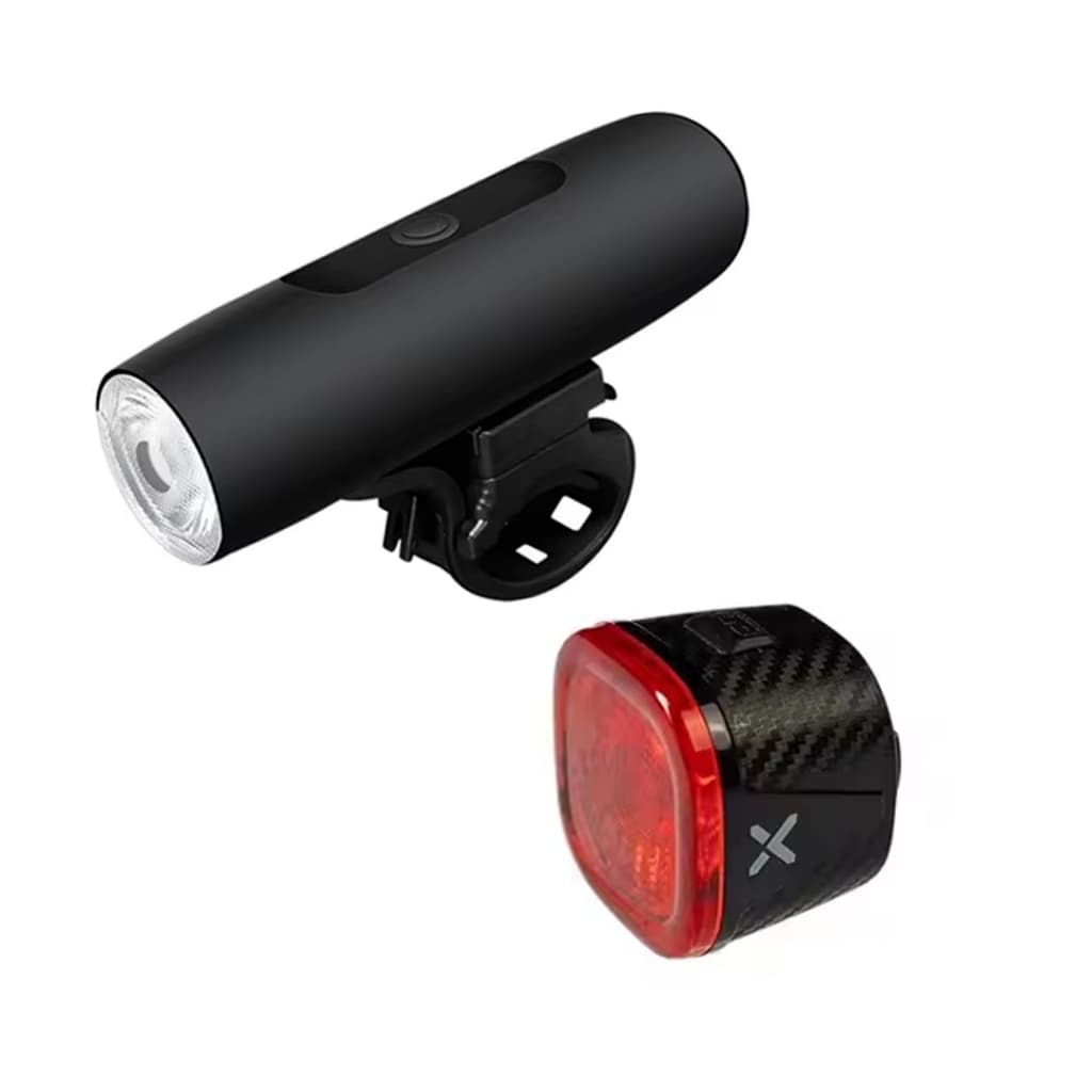 Kit Iluminação Para Bicicletas Mtb E Speed Farol + Lanterna traseira