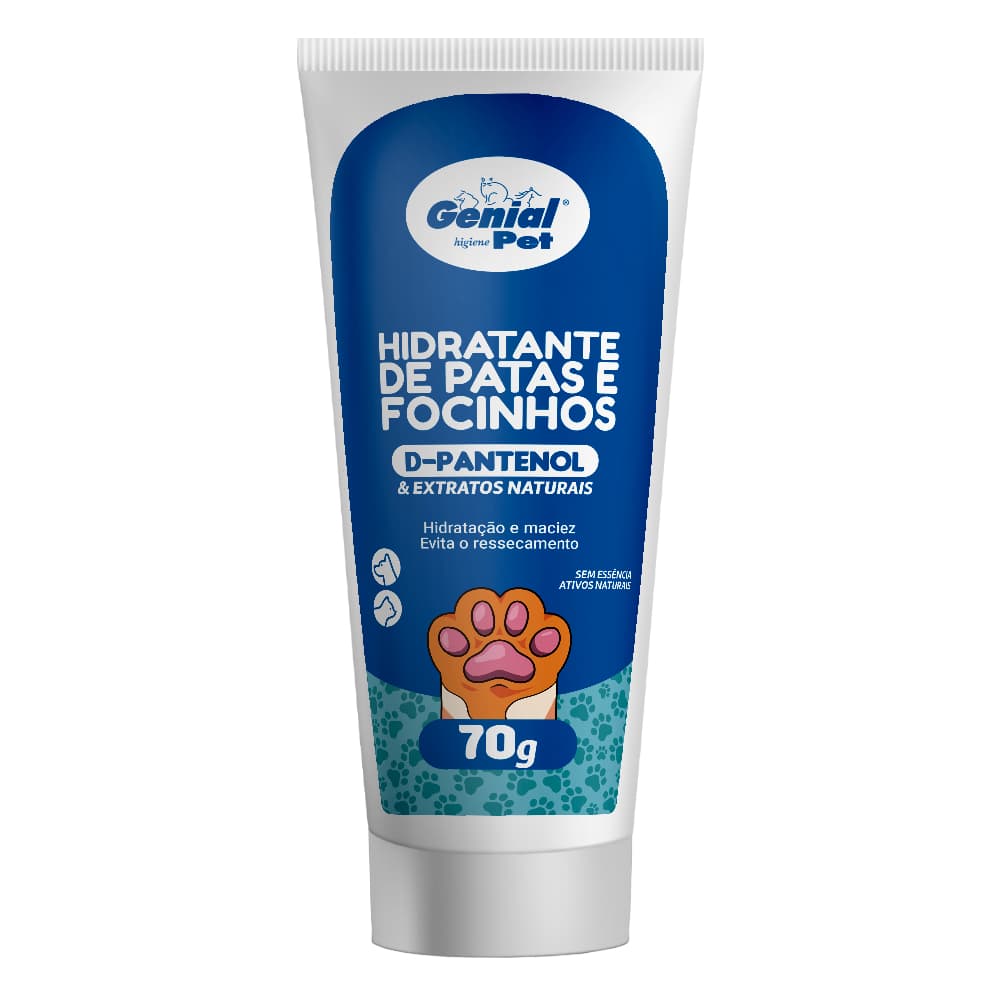Hidratante de Patinhas e Focinhos 100% Natural Creme Genial Pet