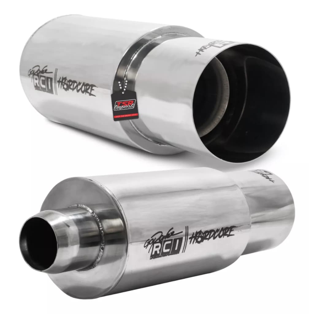 Abafador Esportivo Inox Race Chrome 6 Polegadas Rci09