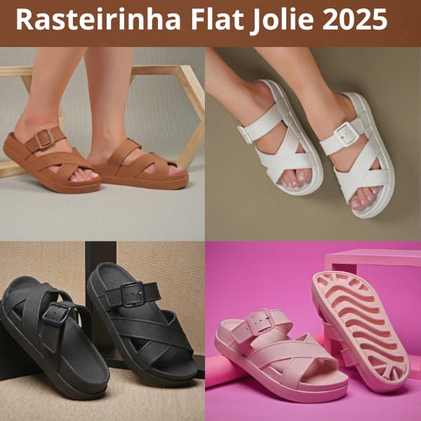 Sandalia Feminino Rasteirinha Birken de Fivela Super Macio Lançamento 2025 Envio na Hora