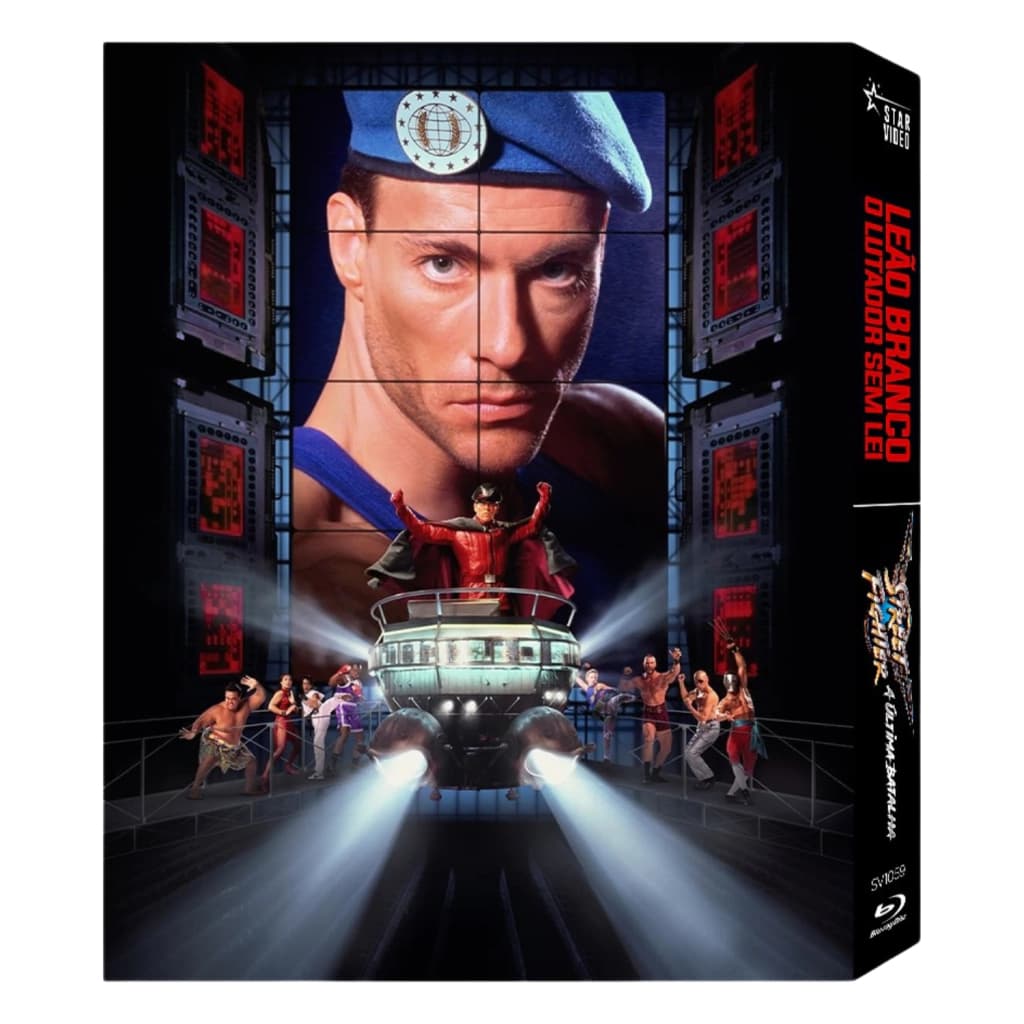 Blu-ray + DVD - Sessão Dupla - Jean-Claude Van Damme (Street Fighter + Leão Branco)