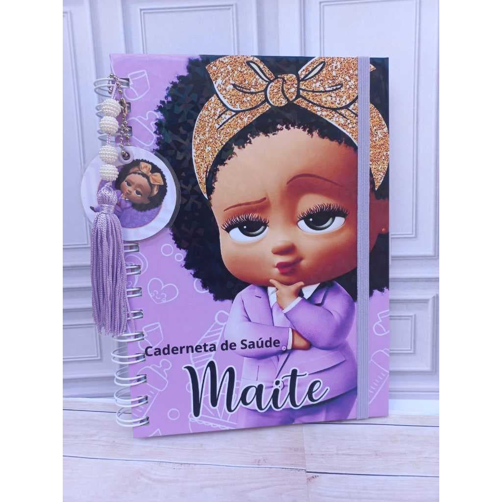 Caderneta de Vacinação Poderosa chefinha, versão atualizada, personalizada com nome.