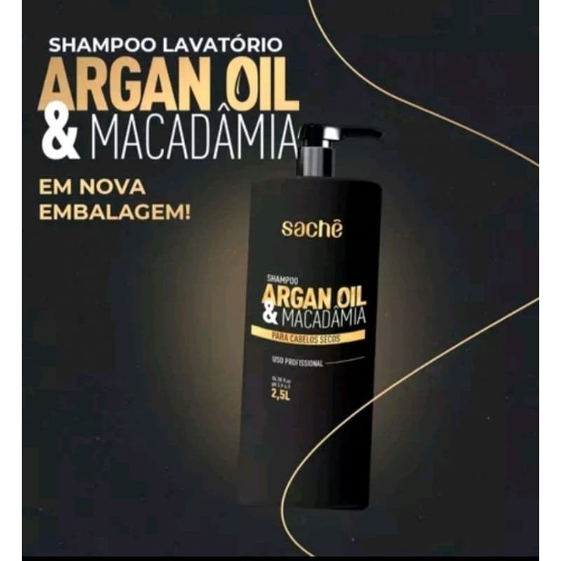 Shampoo Argan & Macadâmia 2,5l Sachê Professional