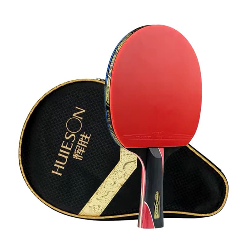 Raquete Profissional de Tênis de Mesa/Ping Pong Huieson 5 estrelas