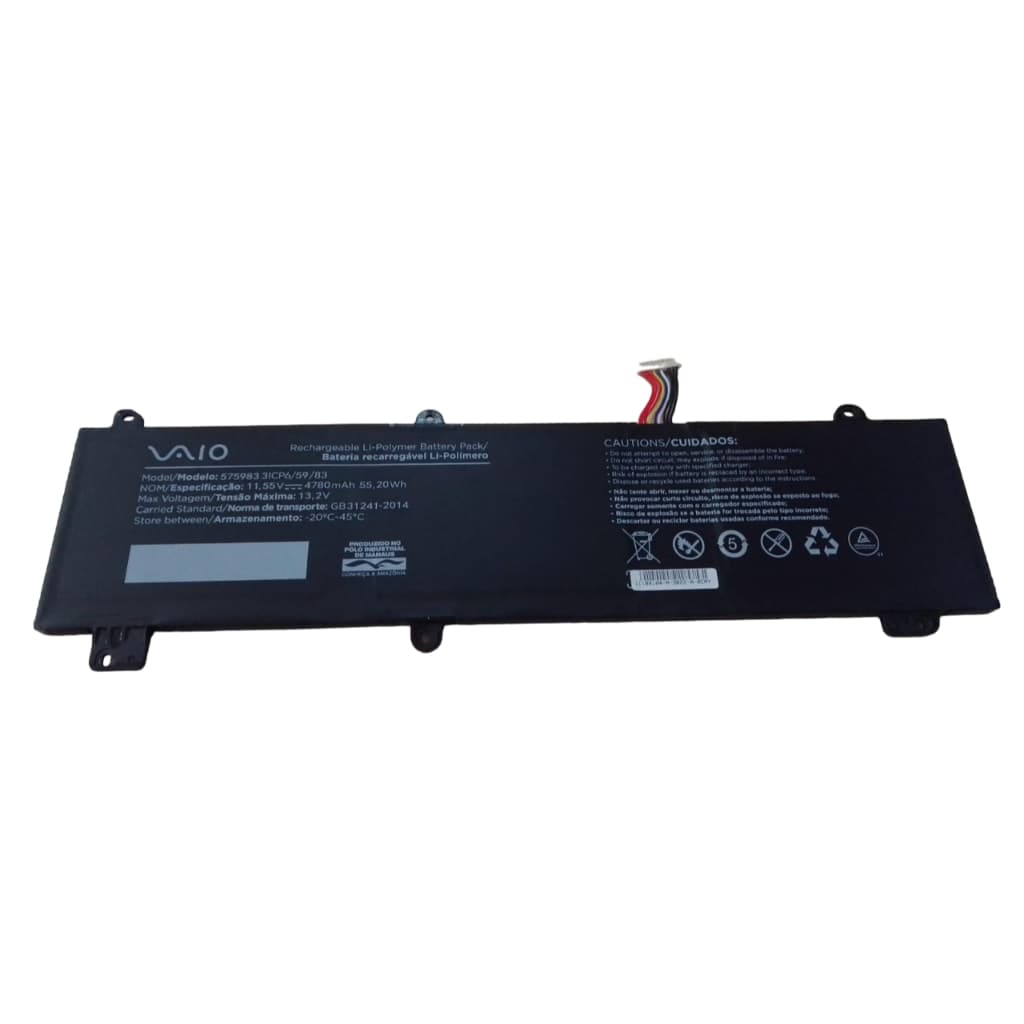 BATERIA NOTE SONY VAIO 575983 3ICP6/59/83.