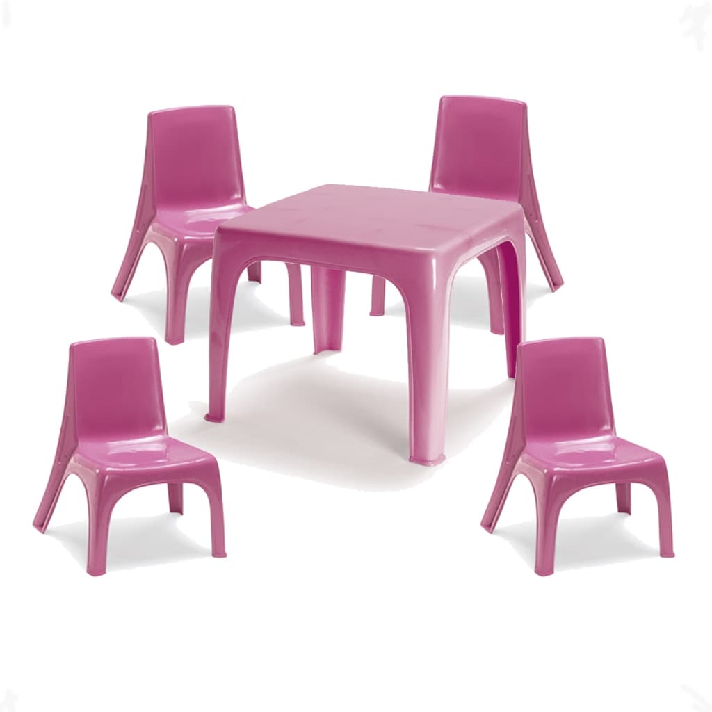 Mesinha Para Criança Mesa Kids Com Cadeira e Poltrona Infantil Plástica