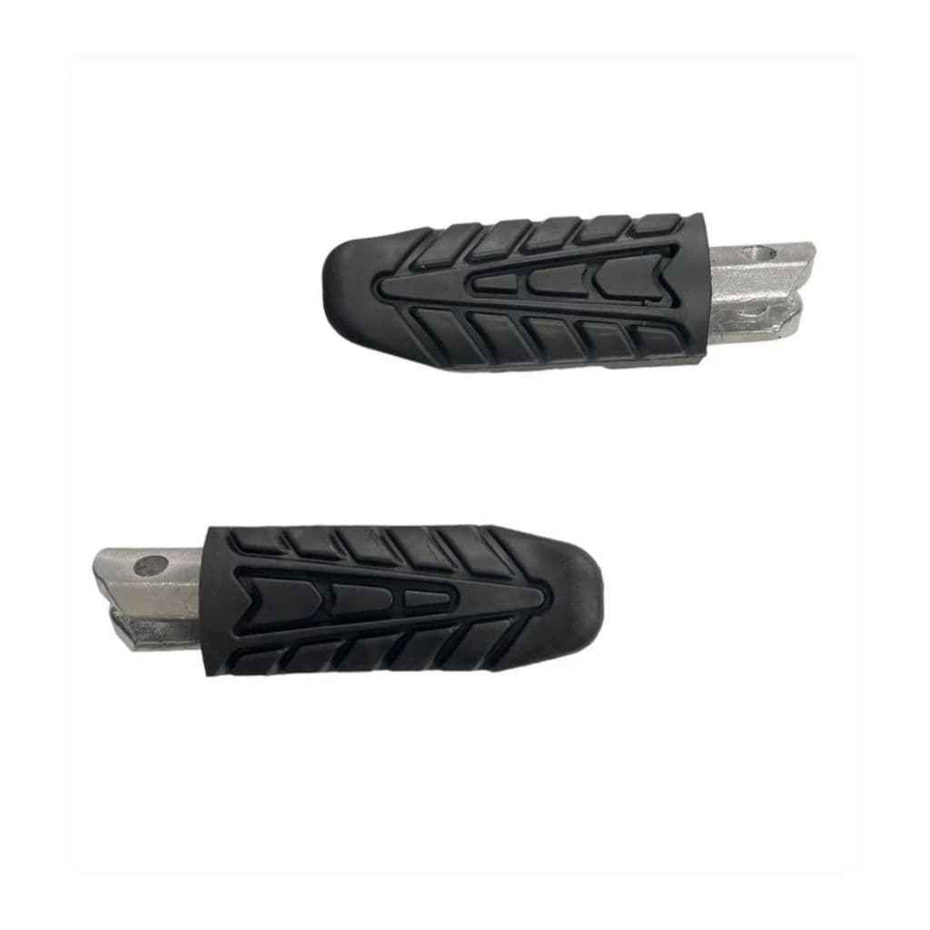Par Pedaleira Traseira Moto Titan 160 Cb Twister Preta