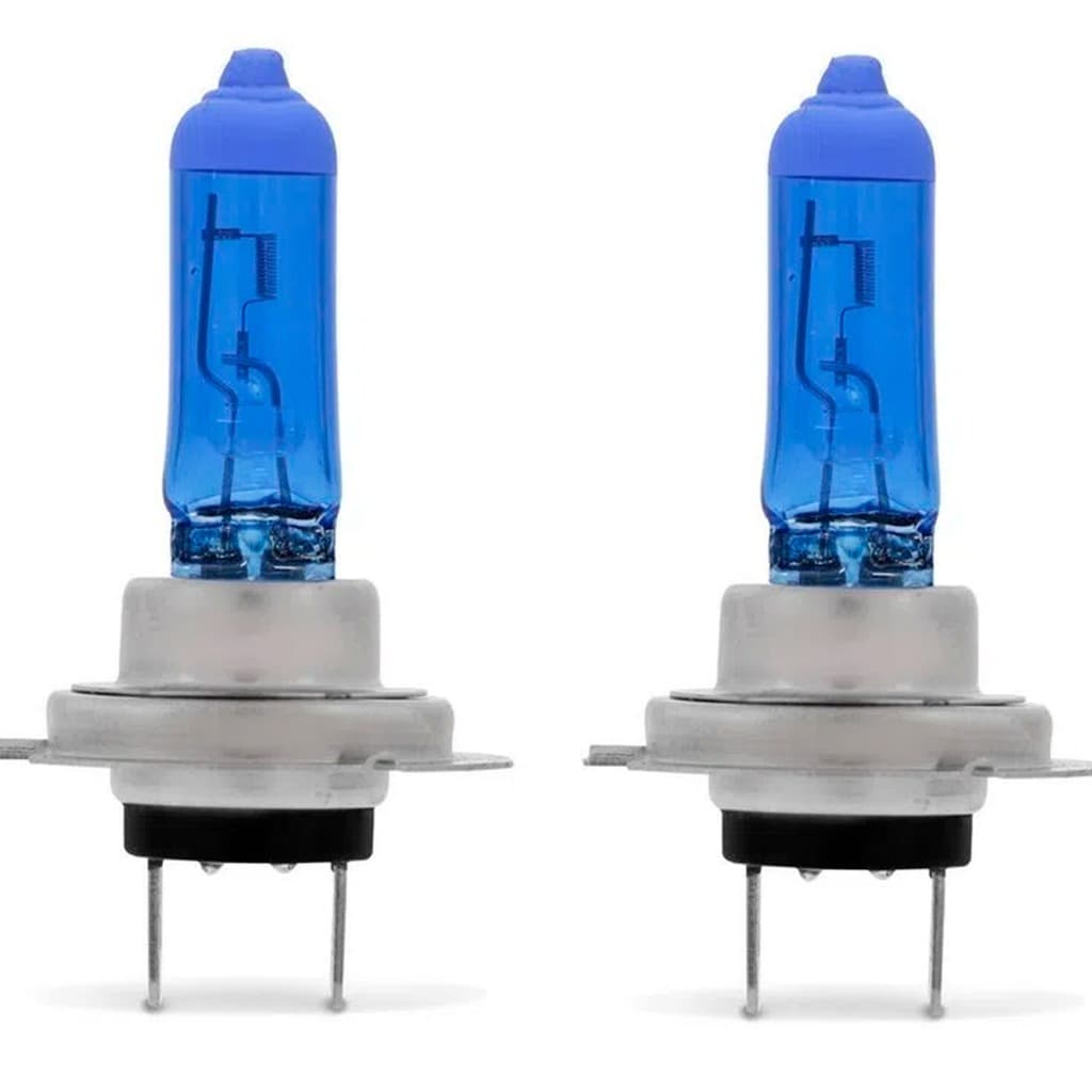 Kit Lâmpadas Super Branca H7 8500k 70W 24V Farol Caminhão