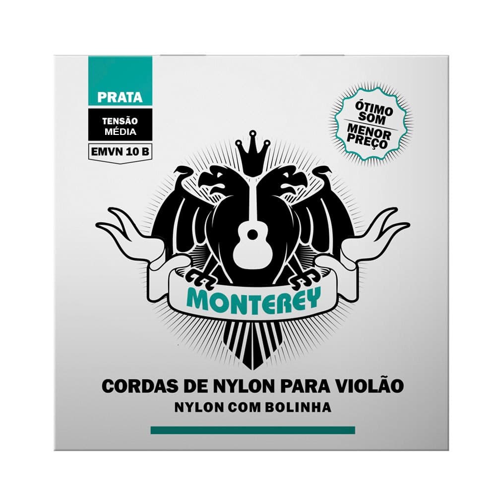 Encordoamento Monterey P/ Violão Náilon EMVN10B C/ Bolinha - EC0350