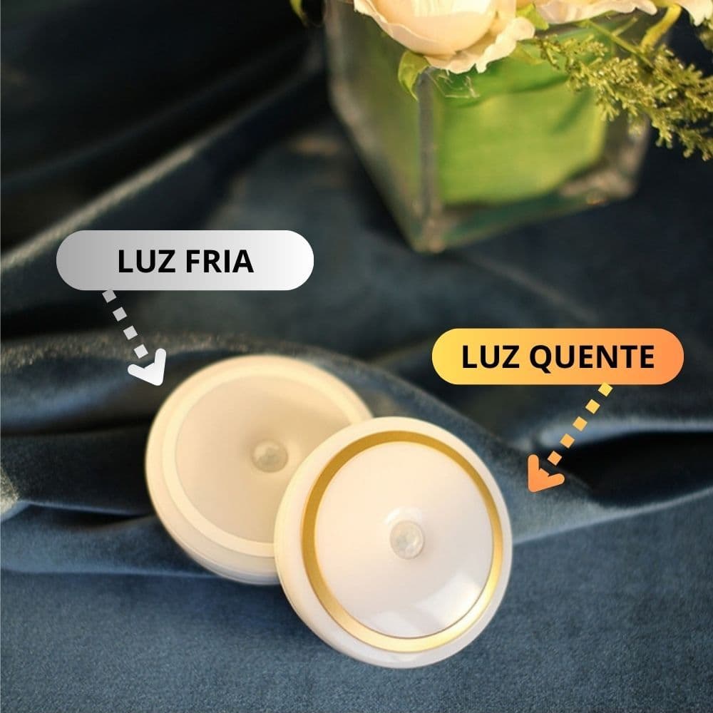 Lâmpada Inteligente com sensor de presença Led Luminária para quarto sala escada Luz de Emergência