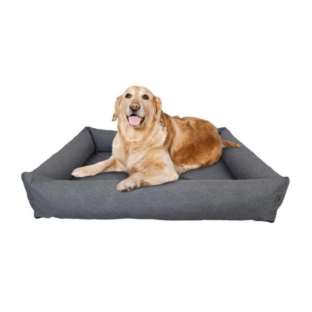 Cama Para Cachorro Grande Cinza Ecotec Impermeável E Resistente!