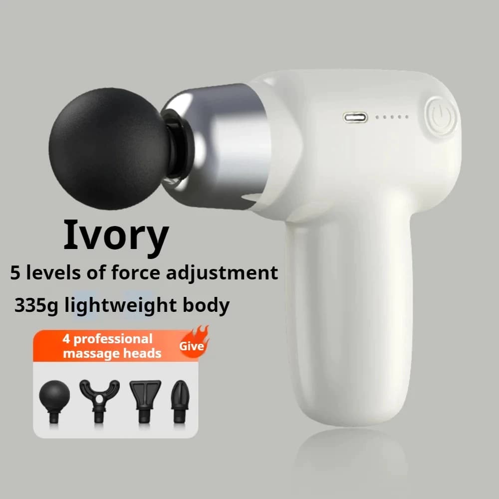 Nova Pistola massageadora Profissional Recarregável Portátil Corpo Todo