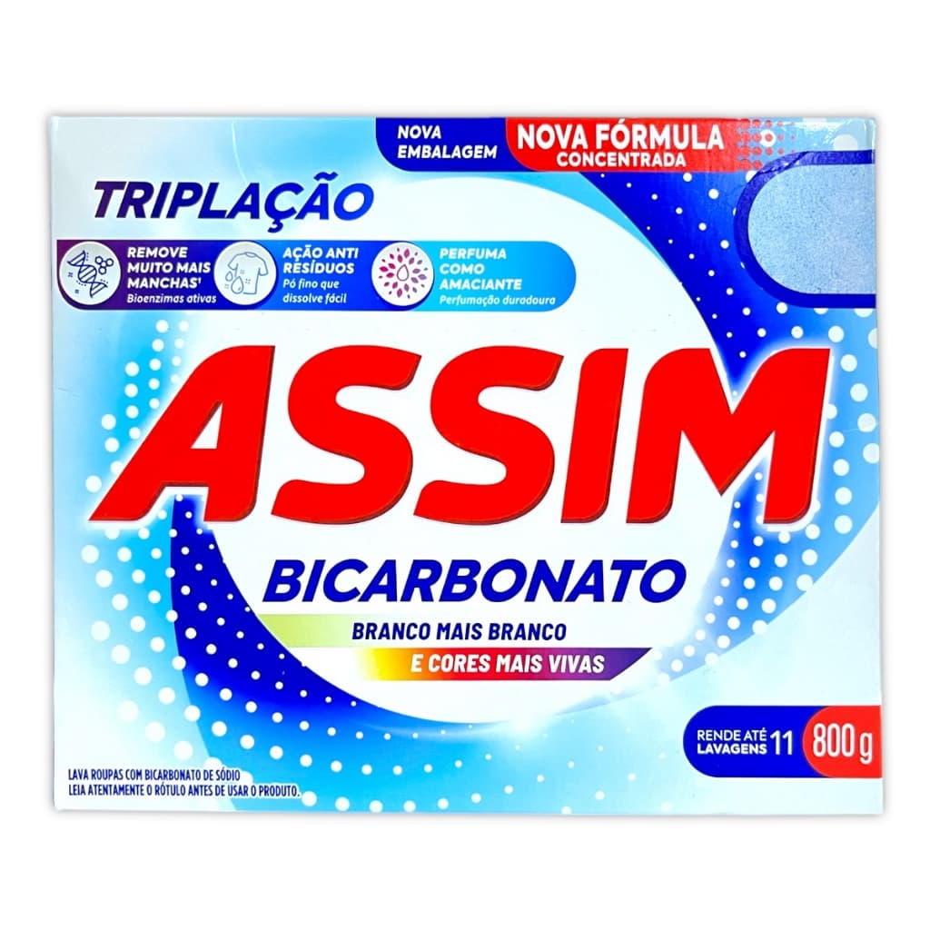SABAO EM PÓ ASSIM BICARBONATO 800G