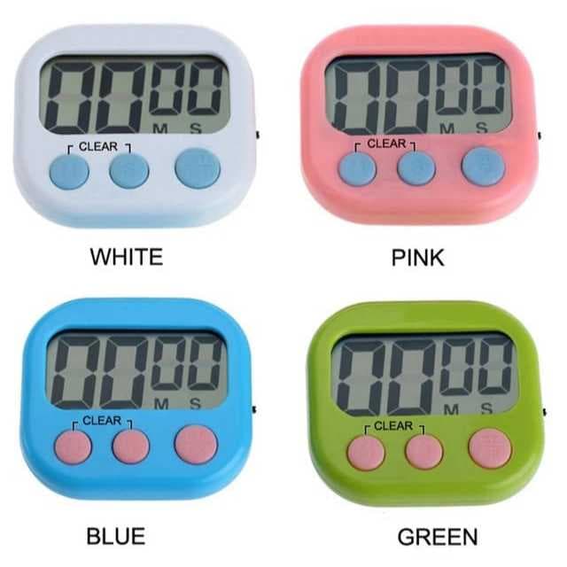 Temporizador digital timer cronometro com imã para cozinha estudos
