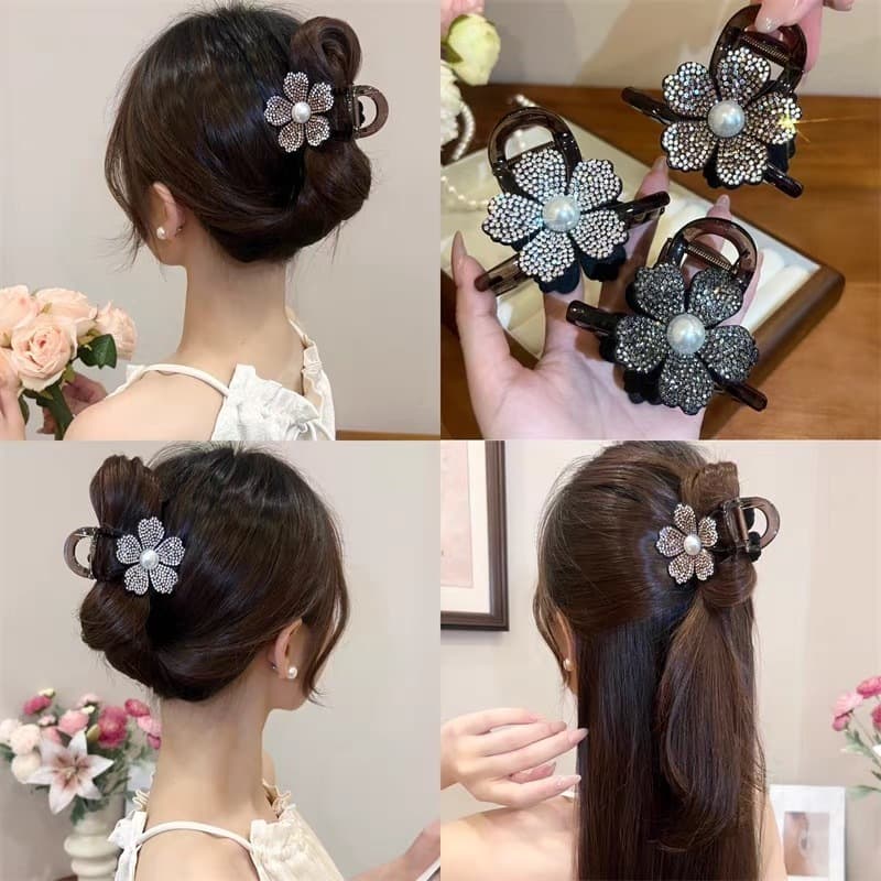 Piranha Com Strass Em Forma De Flor.Cores Aleatorio,Modelo Aleatorio