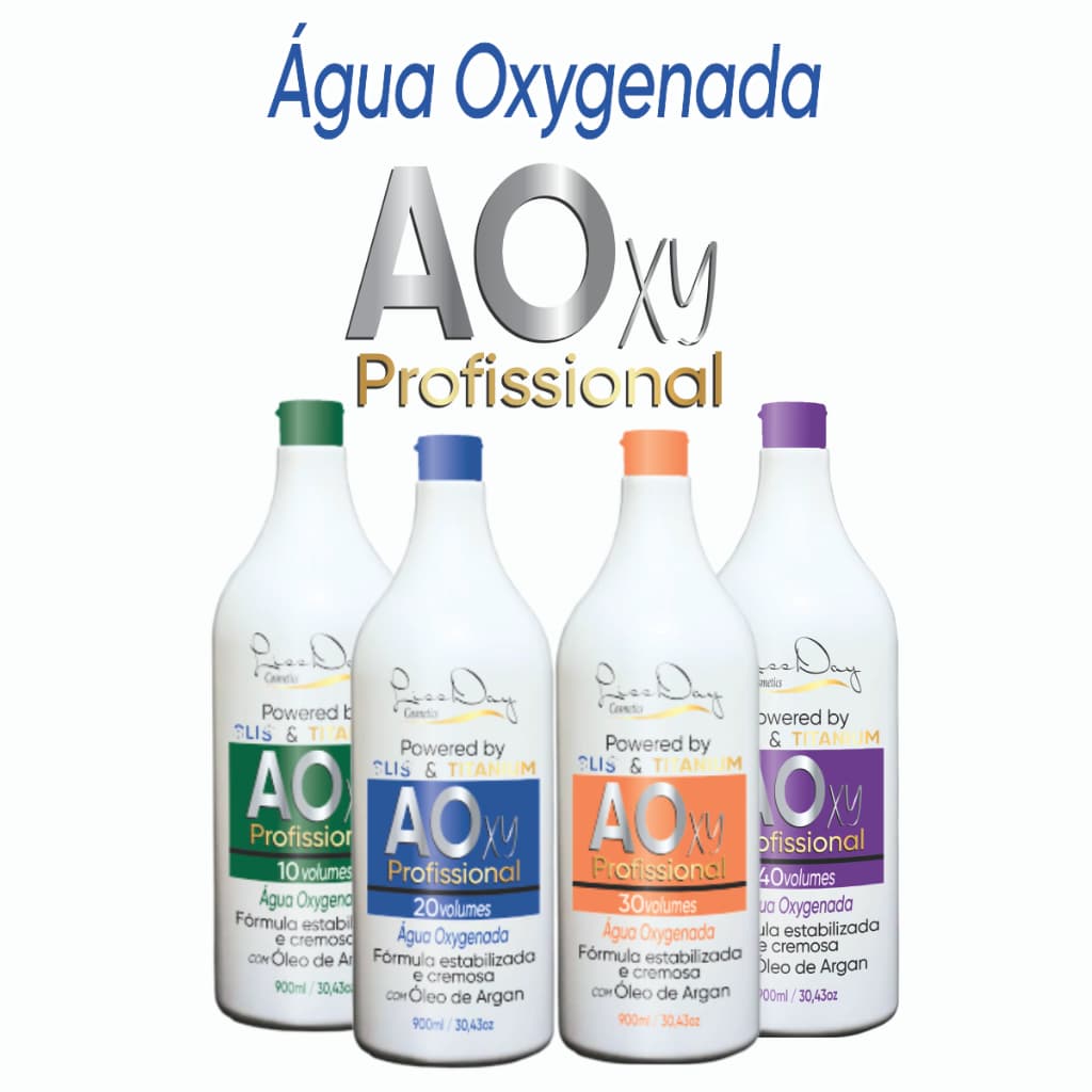 Água Oxigenada Aoxy Profissional Liss Day - Volumes de 10/ 20 / 30 e 40 de 900ml