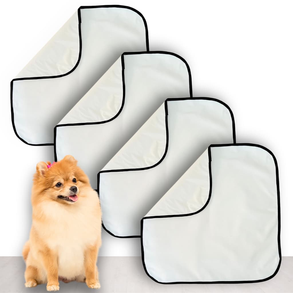 Kit 3 Tapetes higiênicos lavável para pet dog xixi gato educador reutilizável