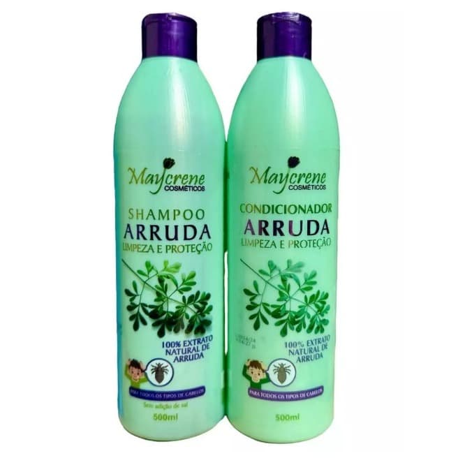 Shampoo e Condicionador Arruda Mata Piolho E Lêndeas Maycrene
