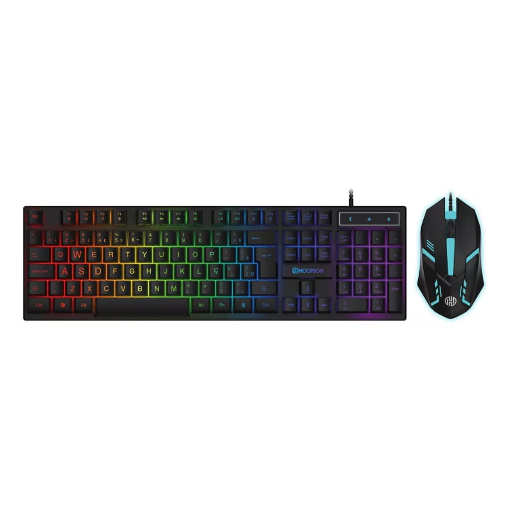 Kit Gamer Teclado E Mouse Preto Hoopson Tpc-096KP