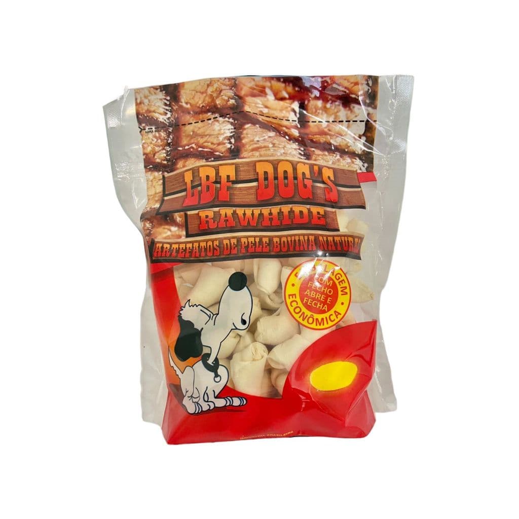 Osso Para Cachorro Pequeno Tamanho 2-3, Pacote c/500g  Direto da fabrica