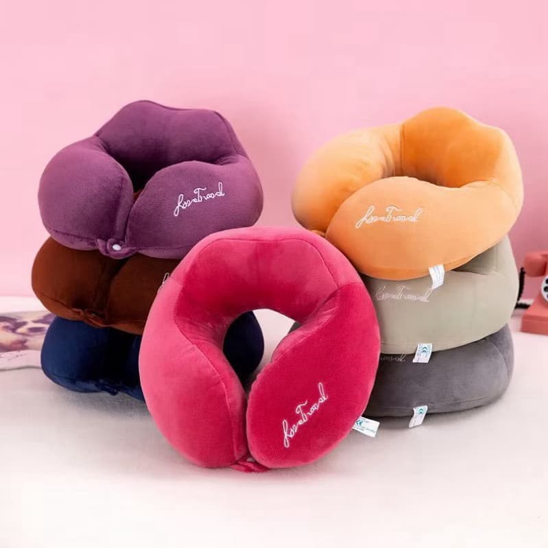 ALMOFADA De pescoço Para Viagem cores e modelo sortidas TRAVESSEIRO Uso Infantil e Adulto Macio Envio Imediato