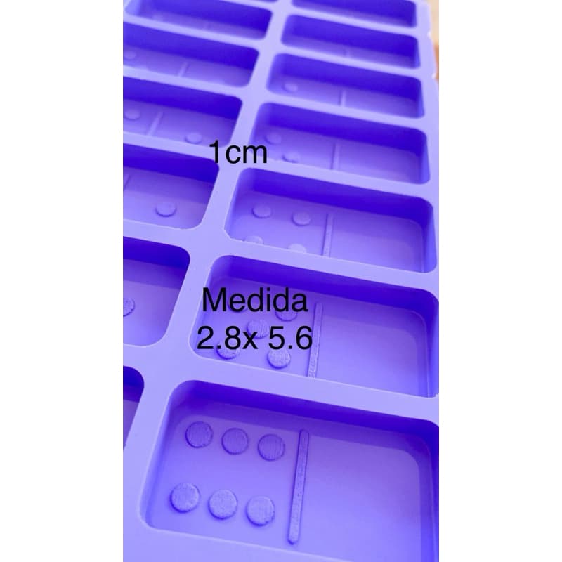Molde de  Dominó G 1cm.