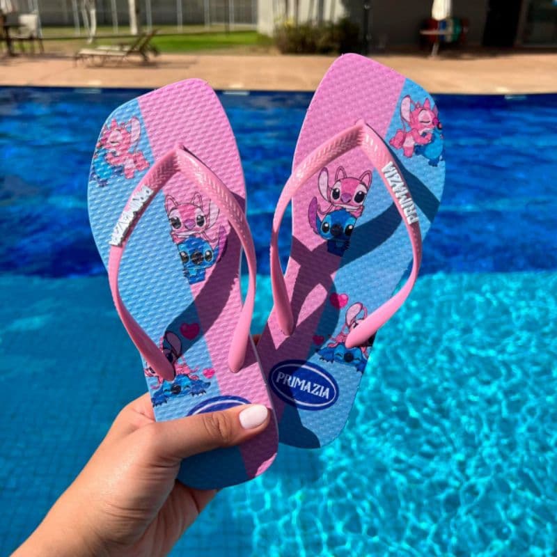 Chinelo Feminino Slim Stich - Várias Cores