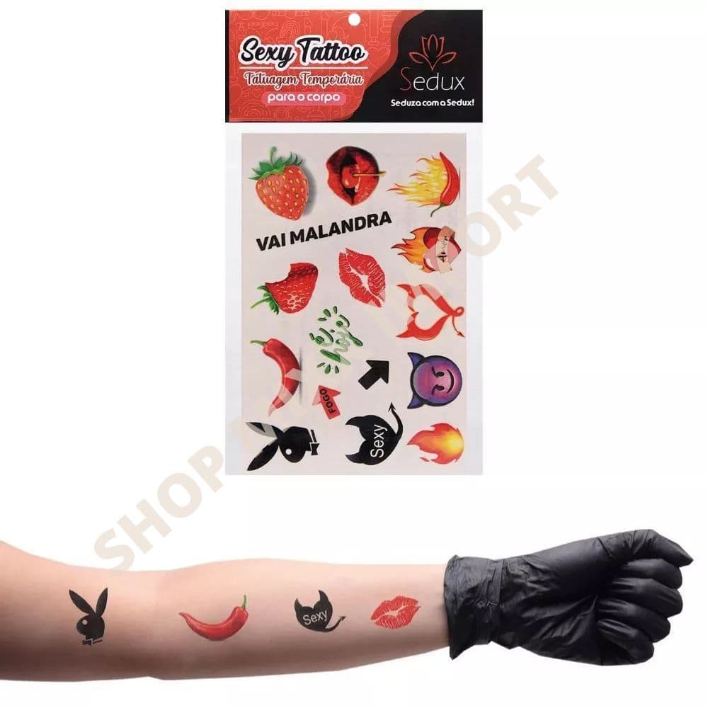 Tatuagem - Tatoo Temporária SEX SHOP