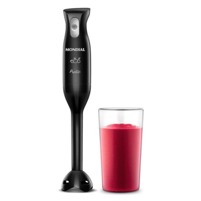 Mixer Pratic Mondial 2 em 1 com Copo medidor 200W M-15-B Preto