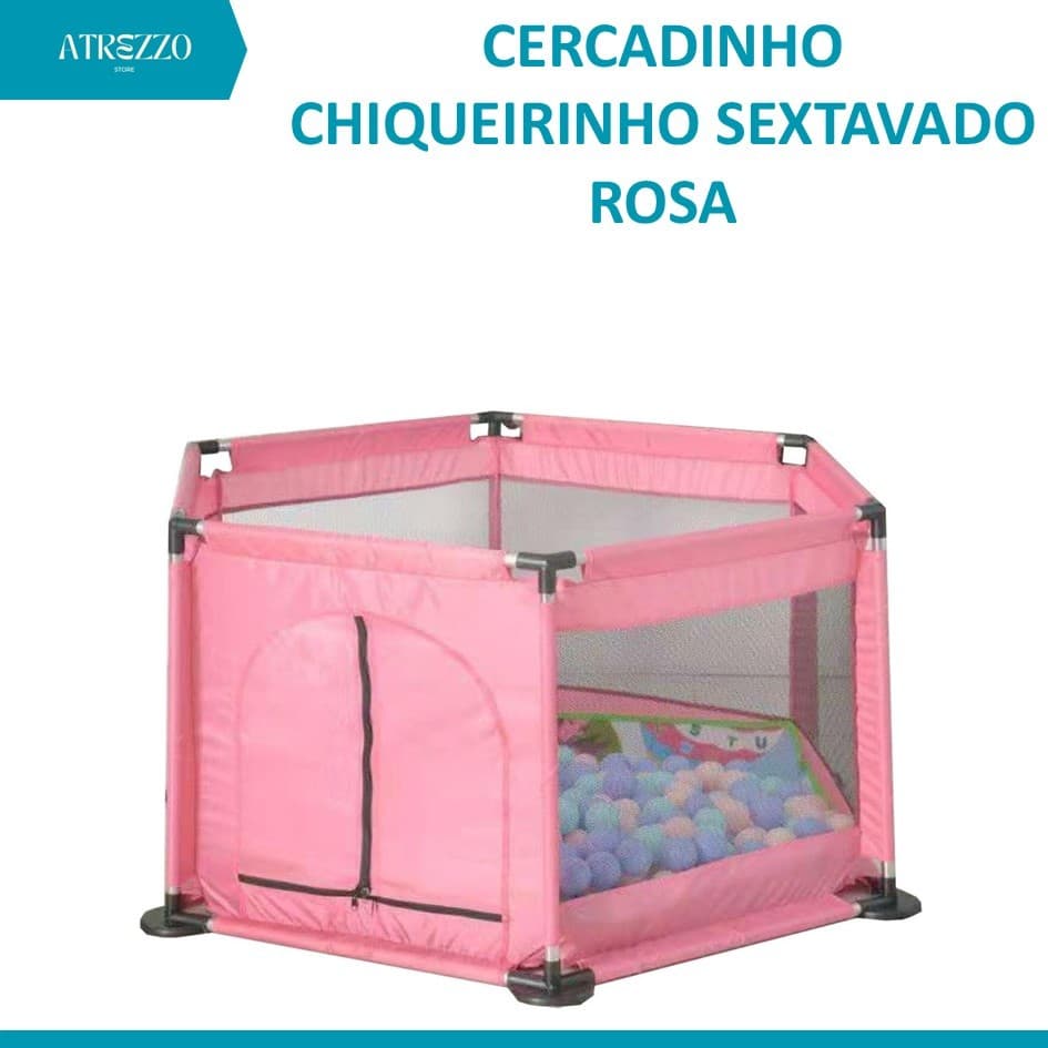 Cercadinho Para Bebê Chiqueirinho Infantil Portátil Menina