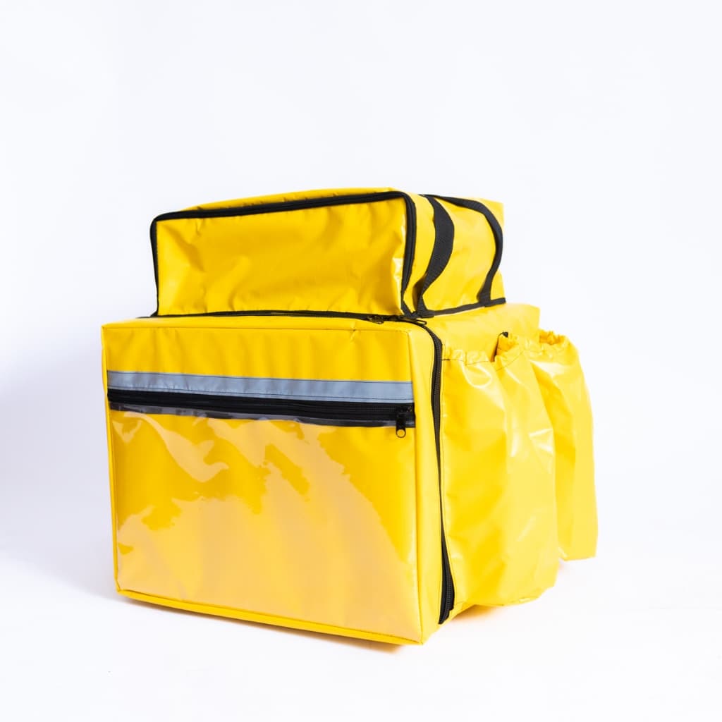 Mochila Bag Pizza Motoboy Delivery 45L Impermeável Completa