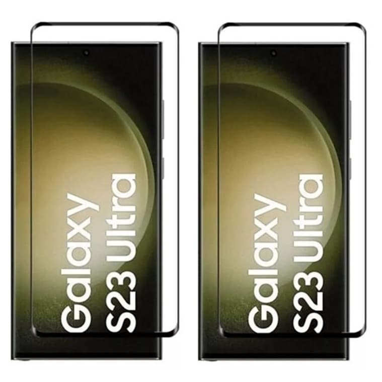 2x Película Cerâmica Gel Full Cover para o Celular Samsung Galaxy S23 Ultra