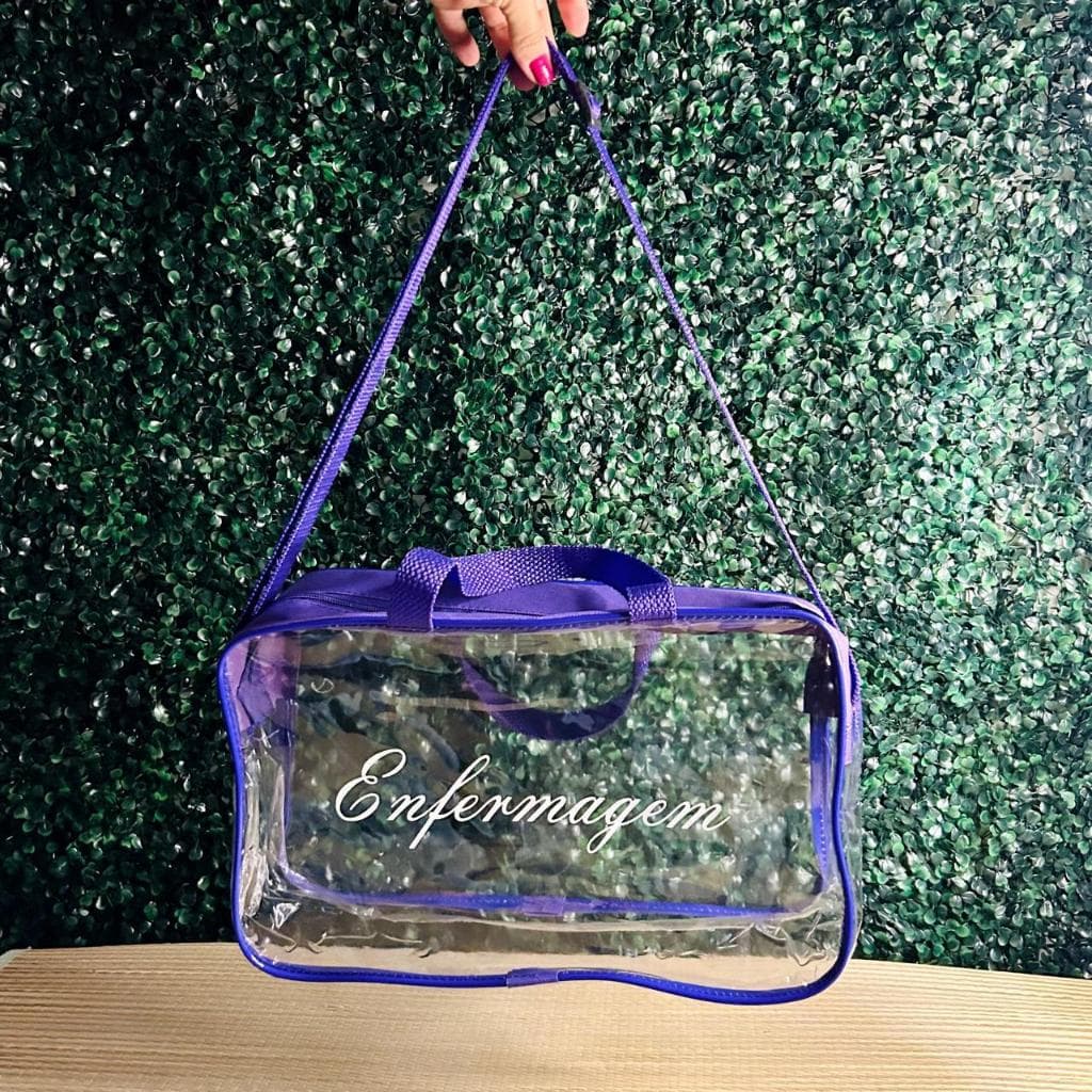 Bolsa Transparente Personalizada Enfermagem