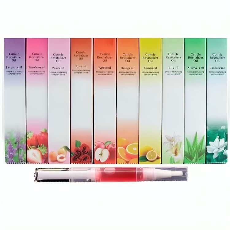 Kit Com 12 Óleo Revitalizador De Cutículas Caneta Óleo Amolecedor de Cutícula Aroma Hidratante Oleoso