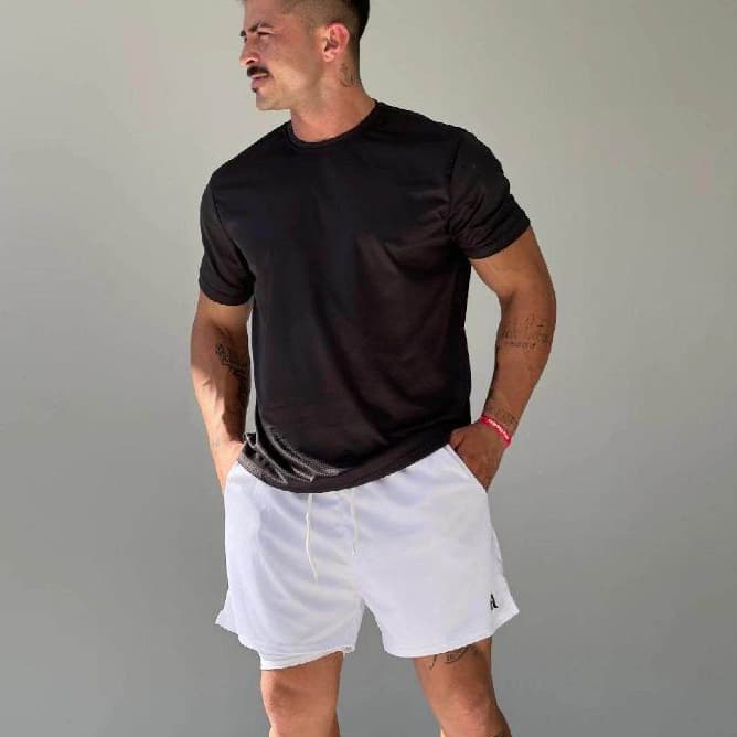 Camiseta Dryfit Malha Anti Odor Gola Redonda