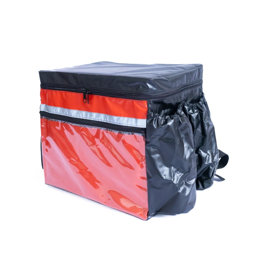 Mochila Bag Delivery Hambúrguer Açai Marmita Abertura Superior Com Isopor Laminado