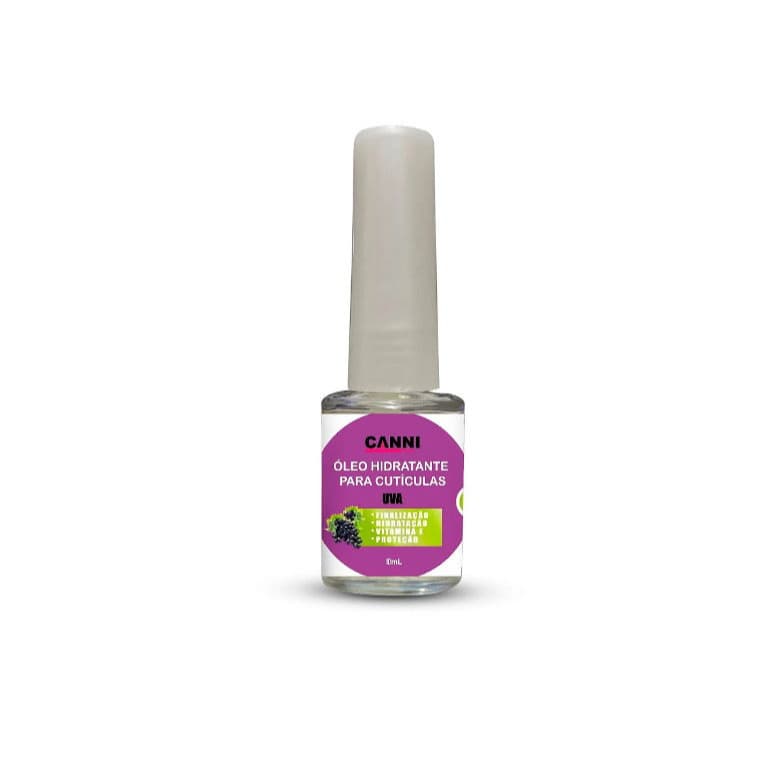 Óleo hidratante para cutícula  uva 10ml canni color