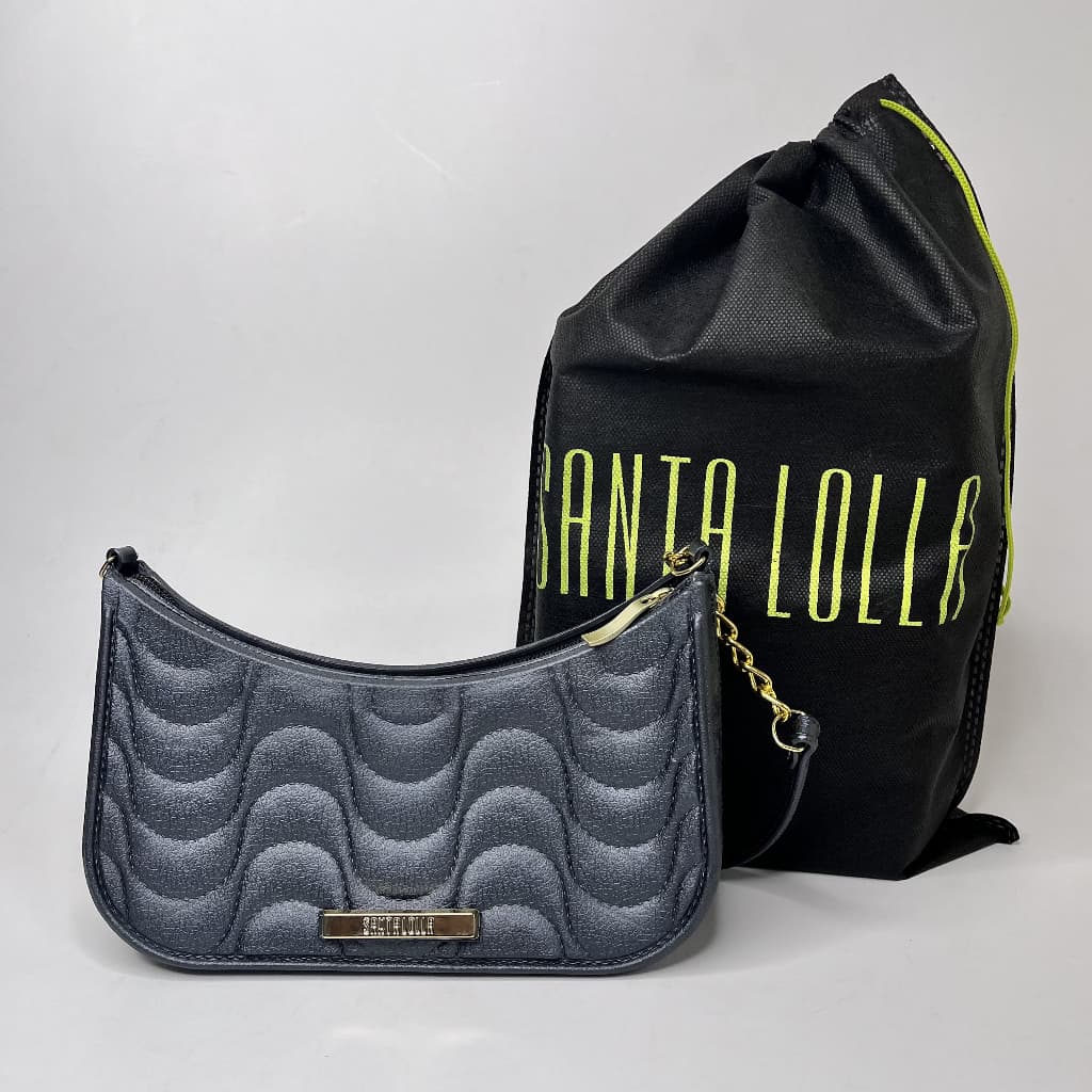 Bolsa Feminina Meia Lua com Alça de Ombro Corrente com Saquinho TNT PROMOÇÃO