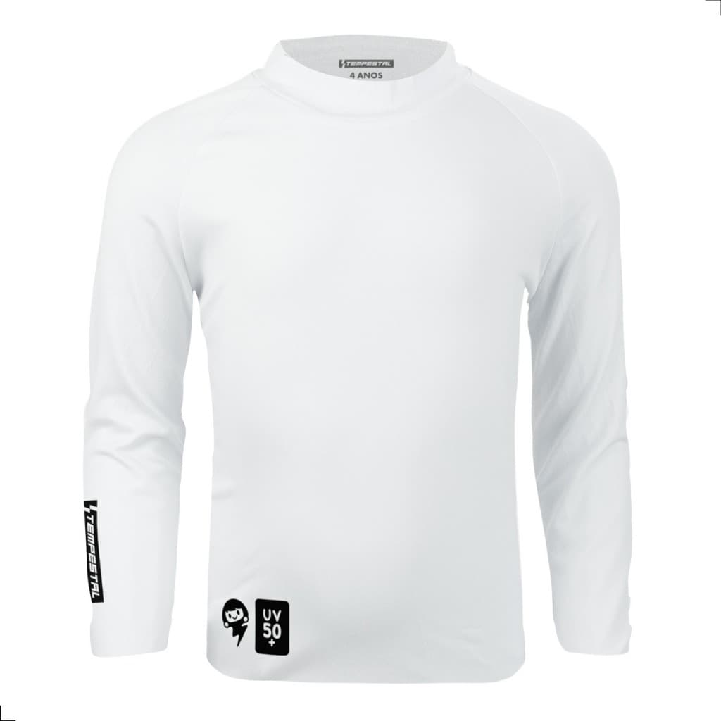 Camisa Uv Infantil Proteção Solar Manga Longa Termica