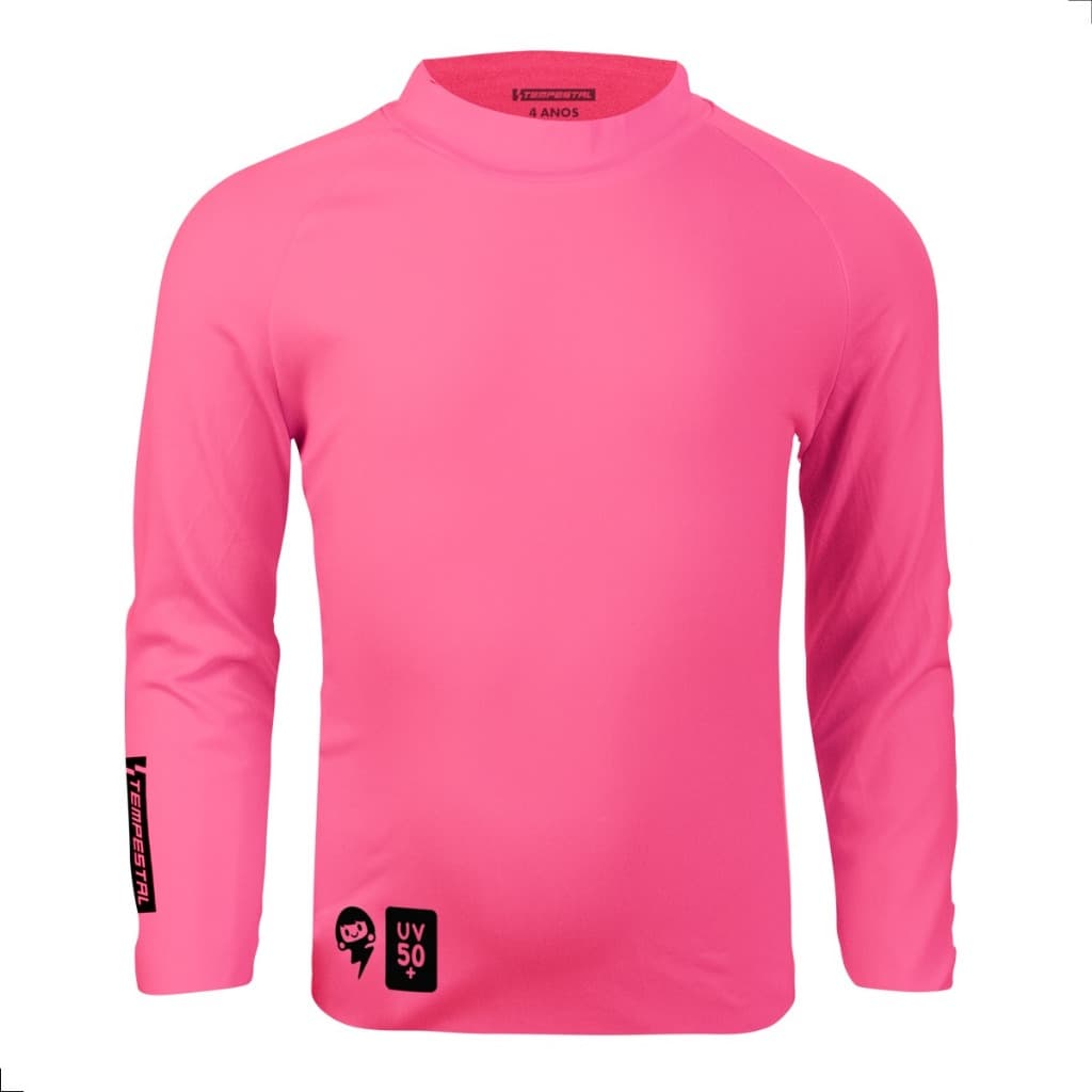 Camisa Uv Infantil Proteção Solar Manga Longa Termica