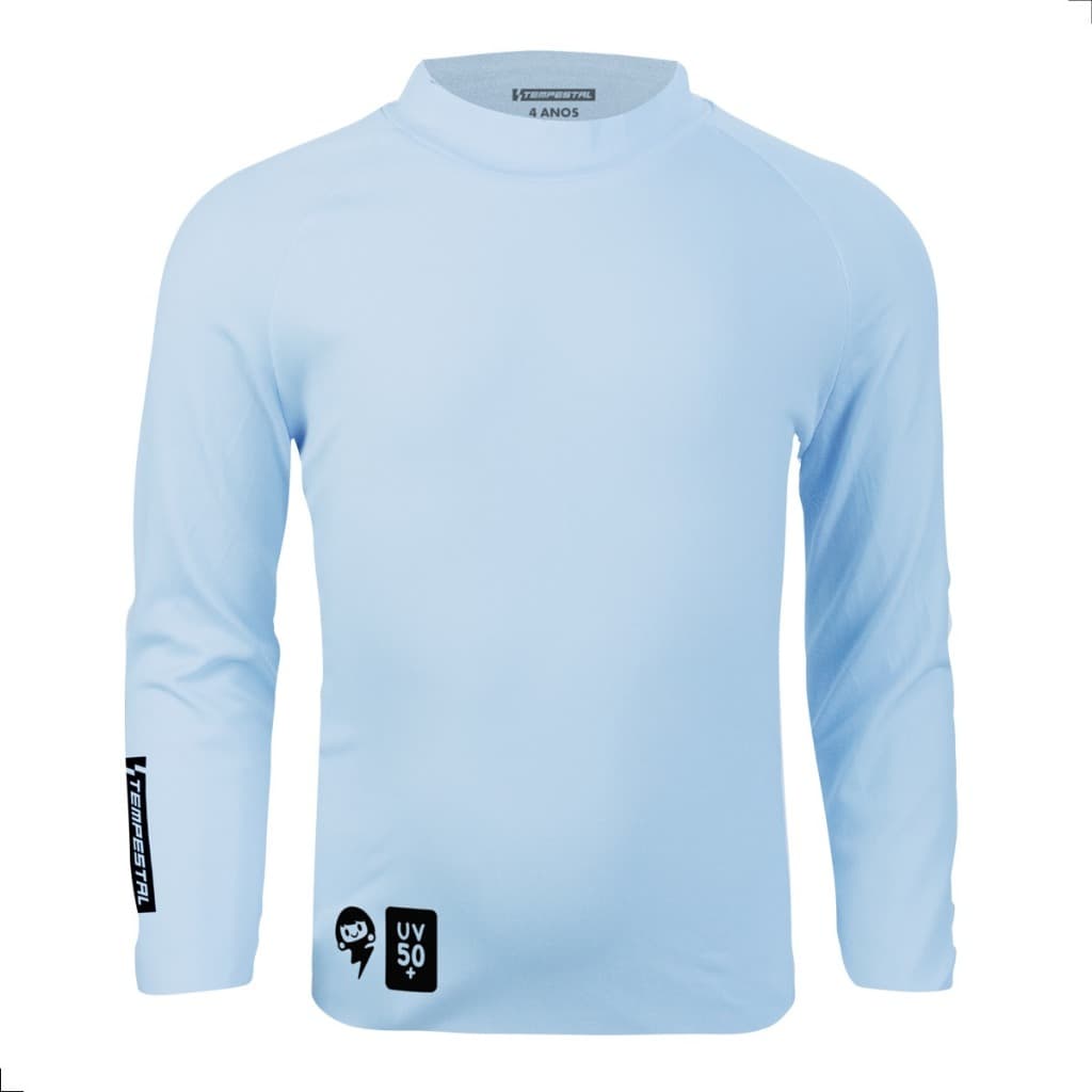 Camisa Uv Infantil Proteção Solar Manga Longa Termica