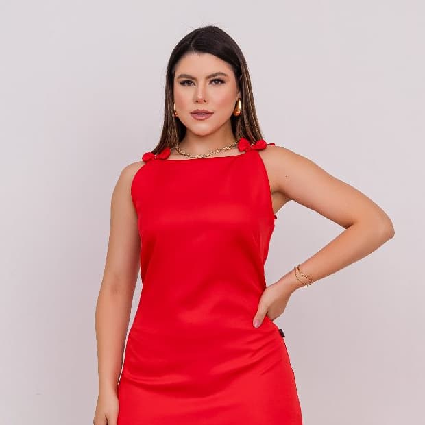 Vestido Curto De Alfaiataria Com Laço