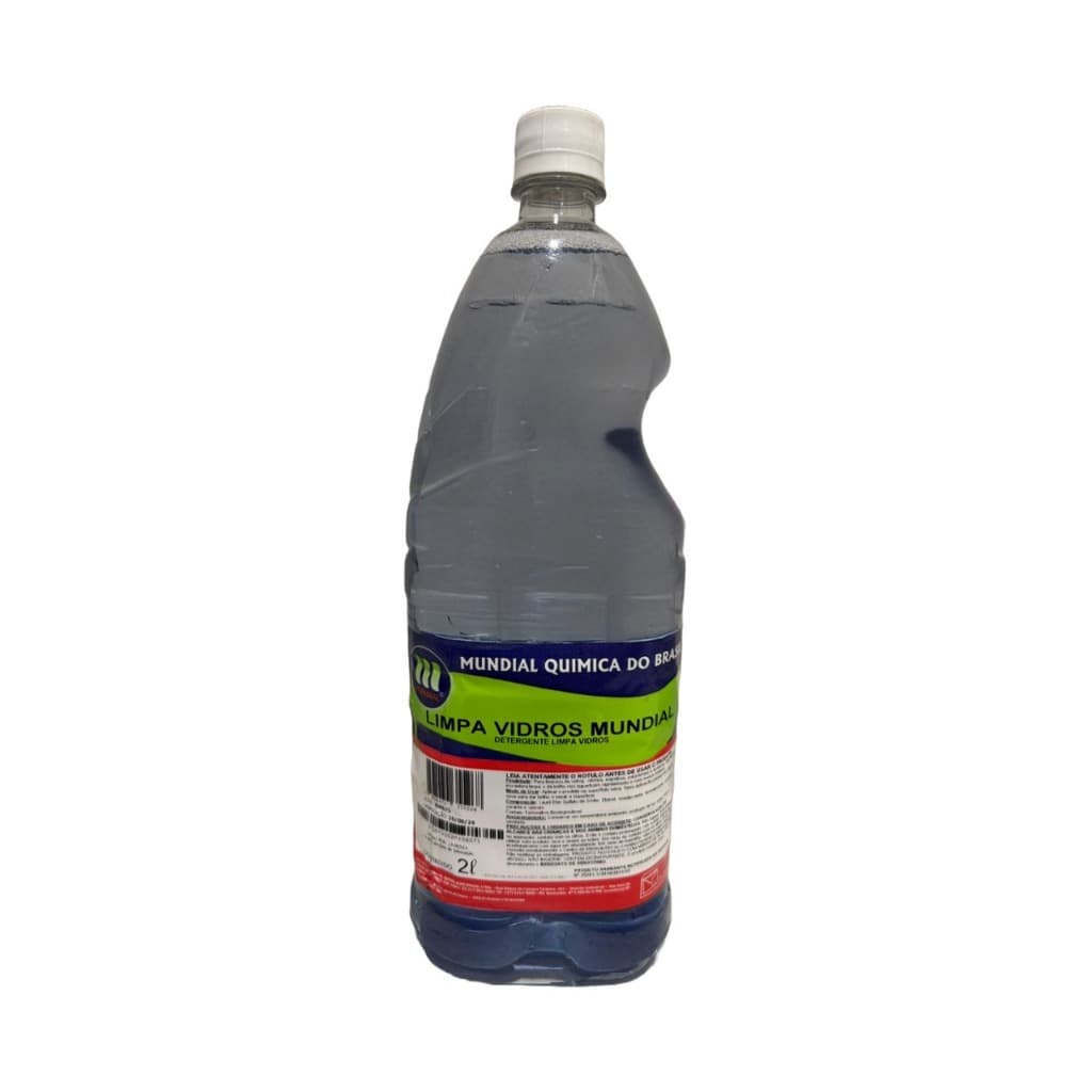 Limpa Vidros Mundial Quimica Limpa e da Brilho 2 Litros