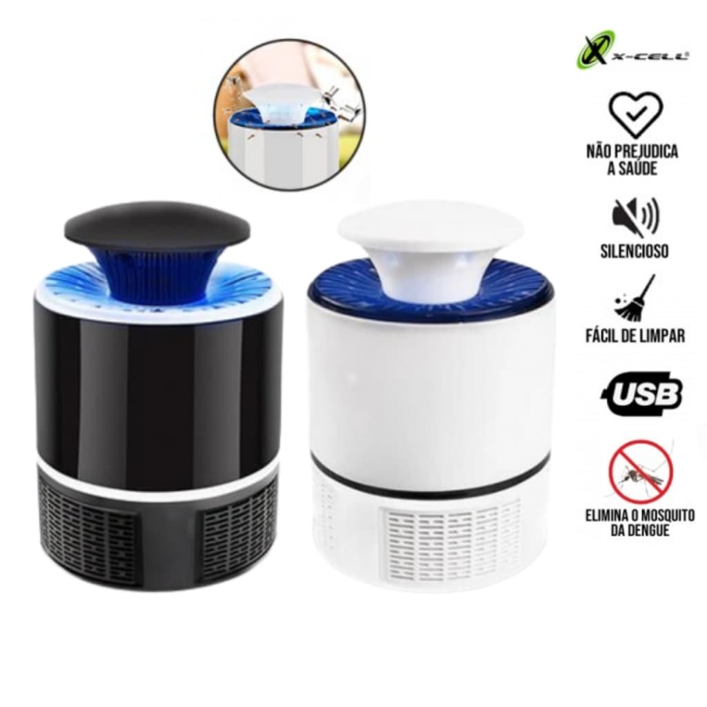 LAMPADA REPELENTE DE MOSQUITO  Ultravioleta Inseticida Mata Inseto Mosquito USB