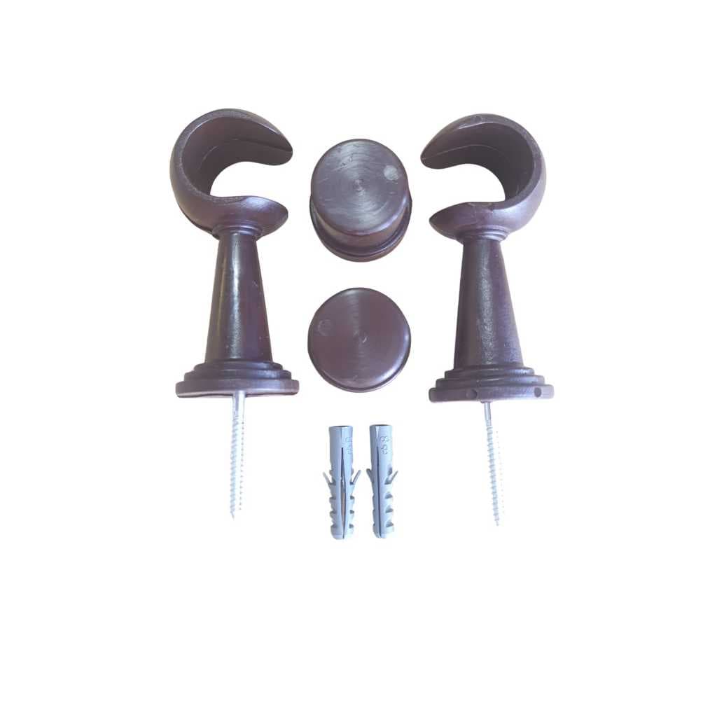Kit Com 2 Suportes 28mm Para Fixação de Varão ( grosso).