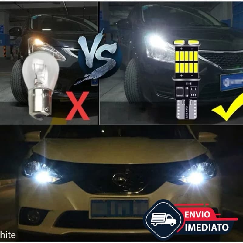 Lâmpada Pingo 26 LED super LED Efeito xenon T10 cambus luz do carro moto lâmpada sem erro 12v 6000k