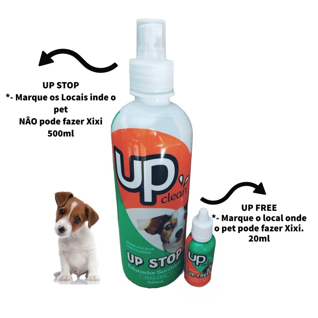 Xixi SIM Pode /Não Pode Educador Sanitário Para Cães UP Clean - 500mL