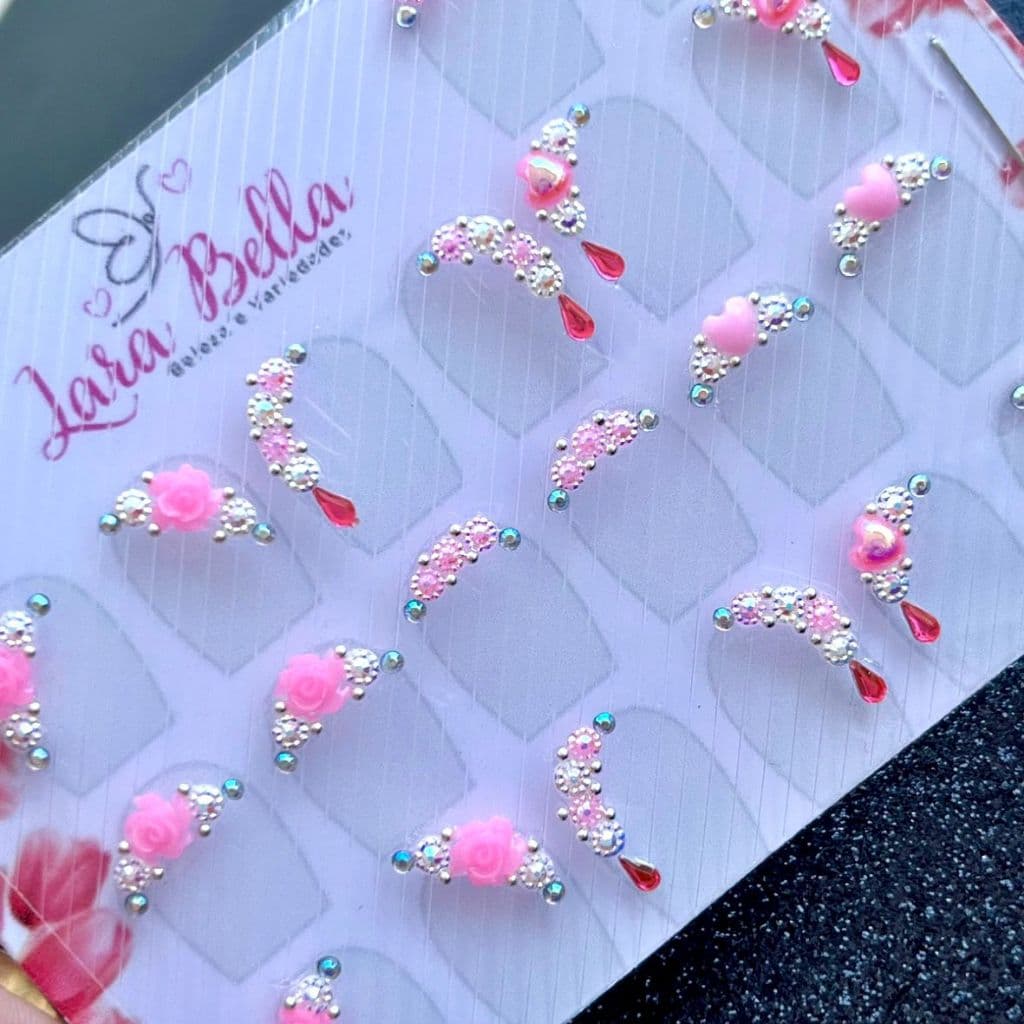 Joias de Unhas Luxo, adesivos de unha, decoração de unha C17